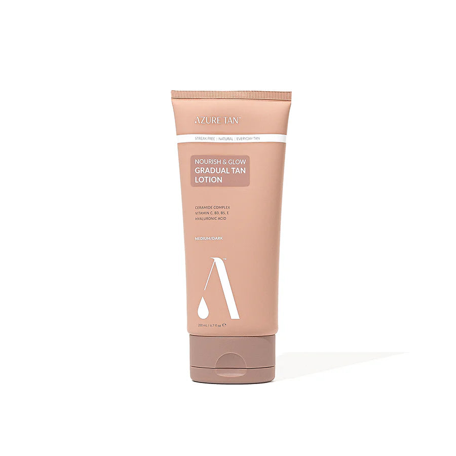 Azure | Nourish & Glow Gradual Tan Lotion - Medium/Dark - Hinterland Skin