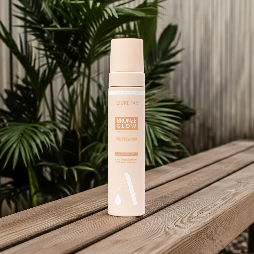 Azure | Clear Gradual Tan Mousse - Bronze Glow - Light/Medium - Hinterland Skin