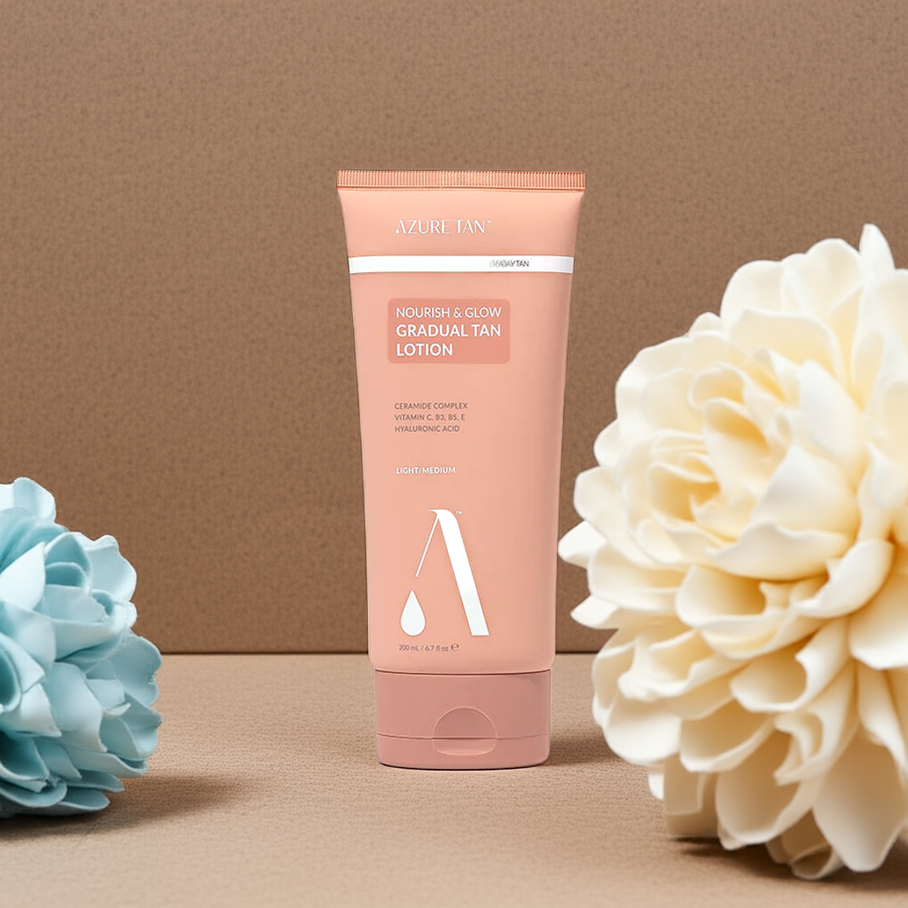Azure | Nourish & Glow Gradual Tan Lotion - Light/Medium - Hinterland Skin