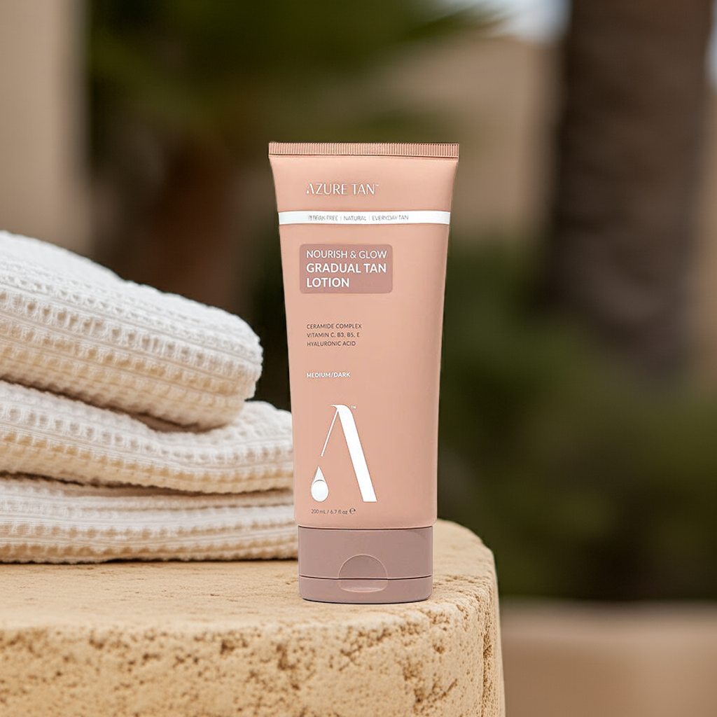 Azure | Nourish & Glow Gradual Tan Lotion - Medium/Dark - Hinterland Skin