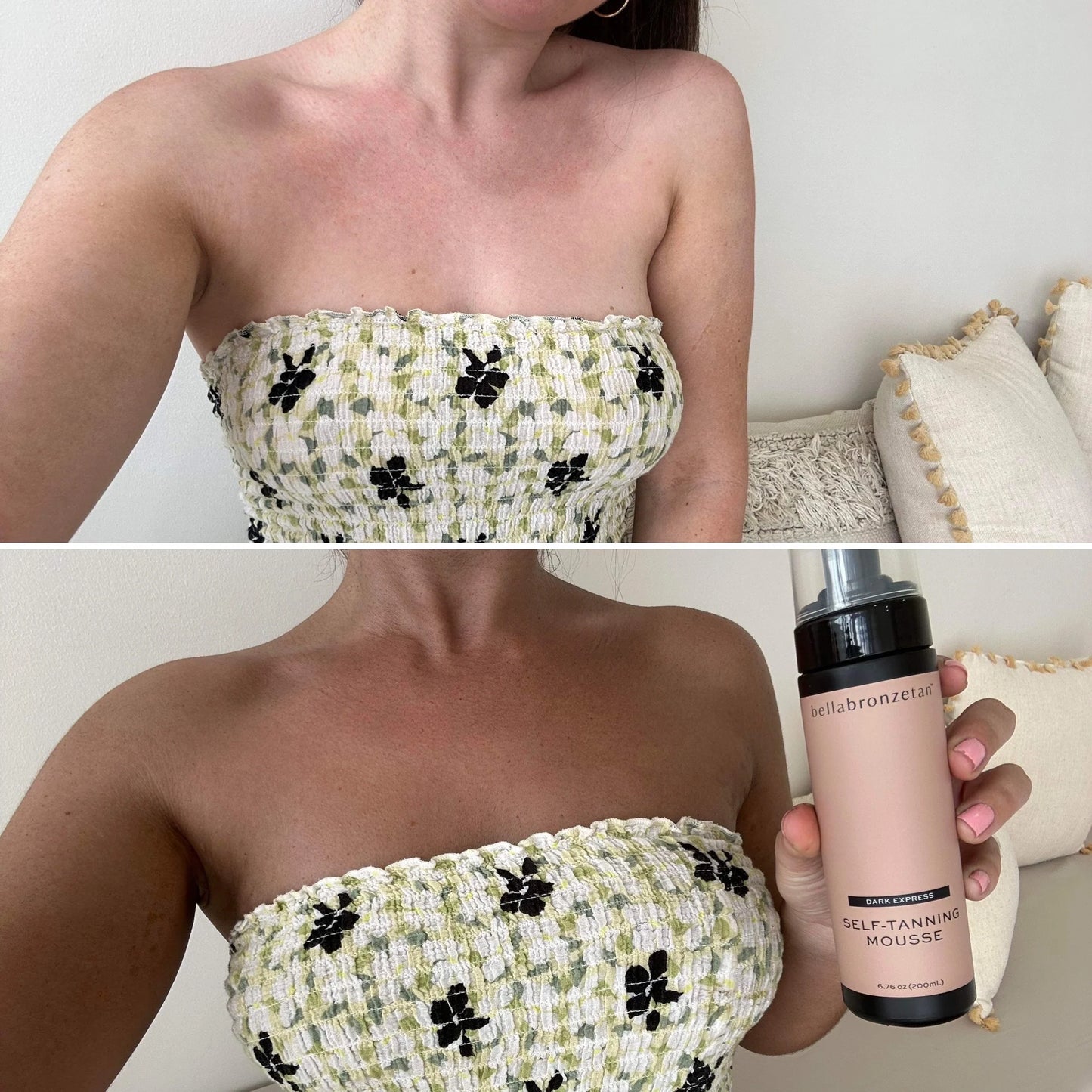 Bella Bronze | Dark Express 12% Mocha Self-Tanning Mousse - Hinterland Skin