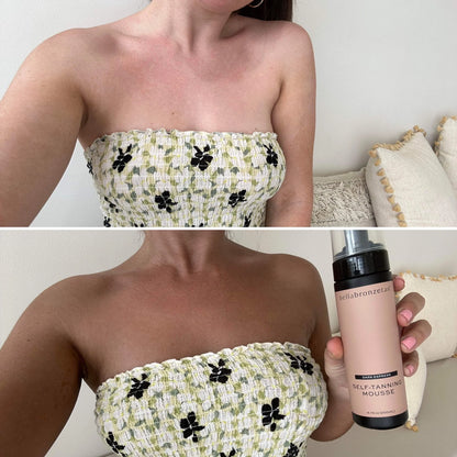 Bella Bronze | Dark Express 12% Mocha Self-Tanning Mousse - Hinterland Skin